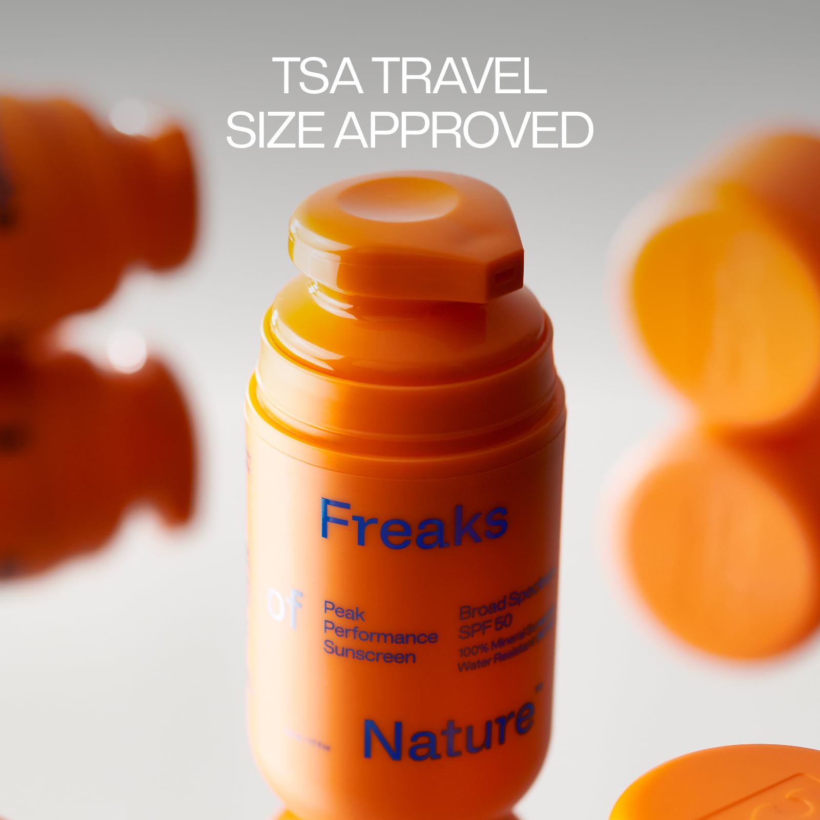 Freaks of Nature Peak Performance SPF 50 | 100% Mineral Sunscreen | Lightweight, Fast-Absorbing, 80-Min Water-Resistant | Plant-Based, Eco-Friendly, Reef-Safe, Cruelty-Free | All Skin Types| 1.7 oz Freaks of NatureAu supplements