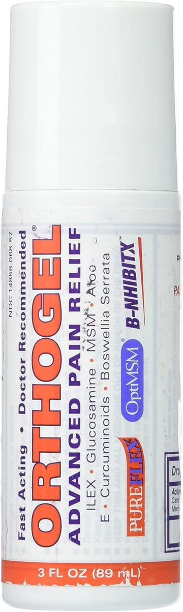 Orthogel Advanced Pain Relief Gel Roll On, 3 oz. OrthogelAu supplements