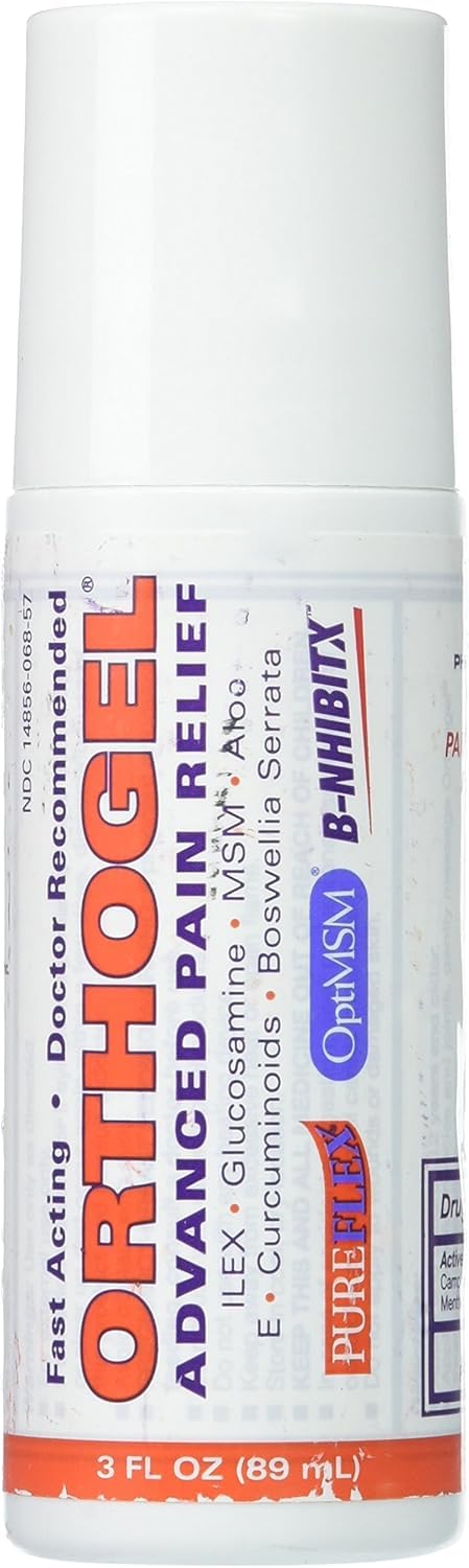 Orthogel Advanced Pain Relief Gel Roll On, 3 oz. OrthogelAu supplements