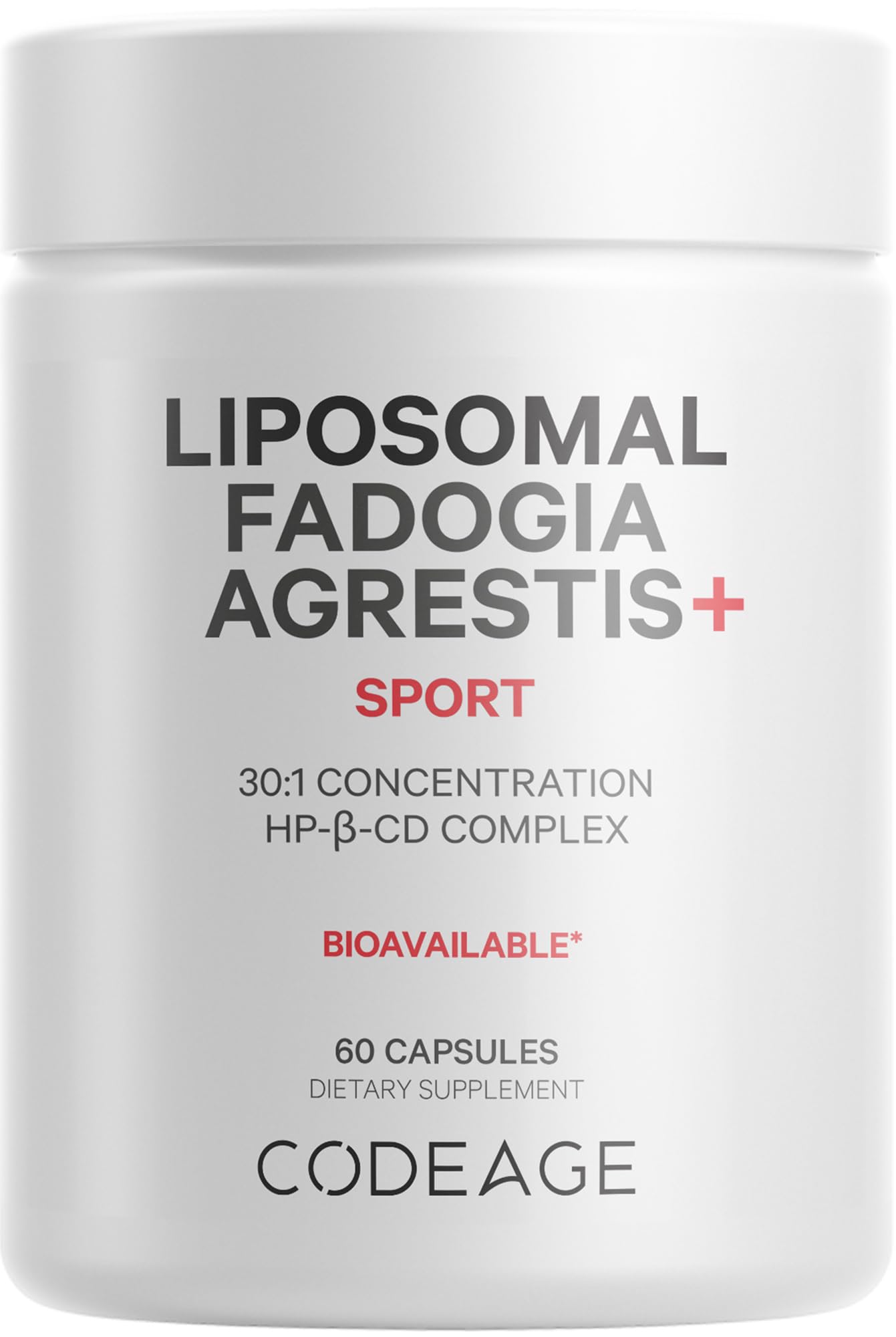Codeage Liposomal Fadogia Agrestis 600mg Supplement - Fadogia Agrestis 30:1 Extract, Vitamin D3, Zinc, Fenugreek, BioPerine Black Pepper - 2-Month Supply - Liposomal Delivery - Non-GMO, 60 Capsules CodeageAu supplements