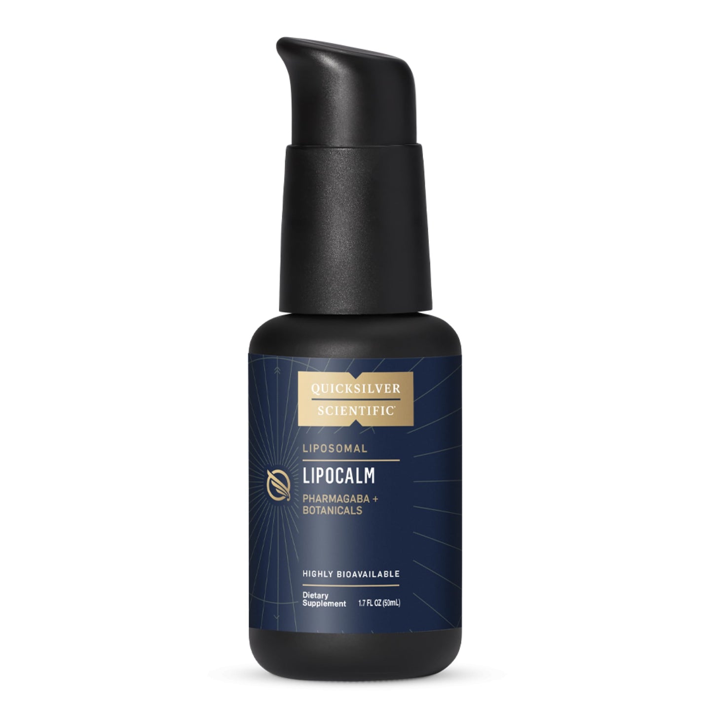 Quicksilver Scientific LipoCalm - Liposomal GABA with Herbs for Relaxation Support - Chamomile, Passionflower Herb & Skullcap Supplement for Peace of Mind & Sleep Calm Support (1.7oz / 50ml) Quicksilver ScientificUS supplements