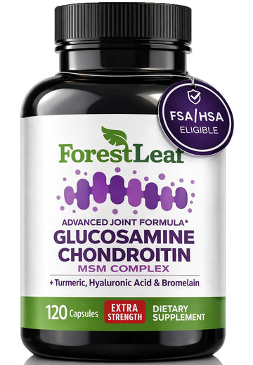 ForestLeaf Glucosamine Chondroitin MSM Joint Supplement Complex - 1200mg - 120 Caps ForestLeafAu supplements