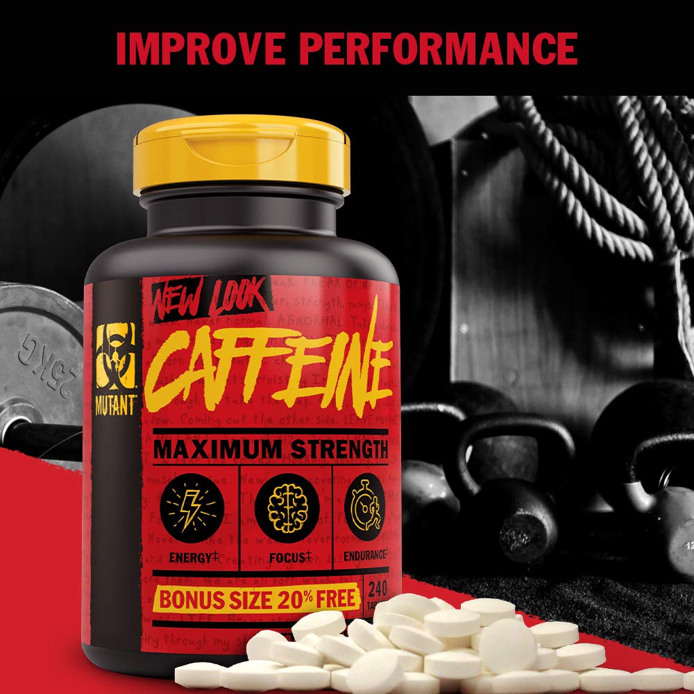 Mutant Caffeine - Pure, Restore Mental Alertness or Wakefulness When Fatigued MutantUS supplements
