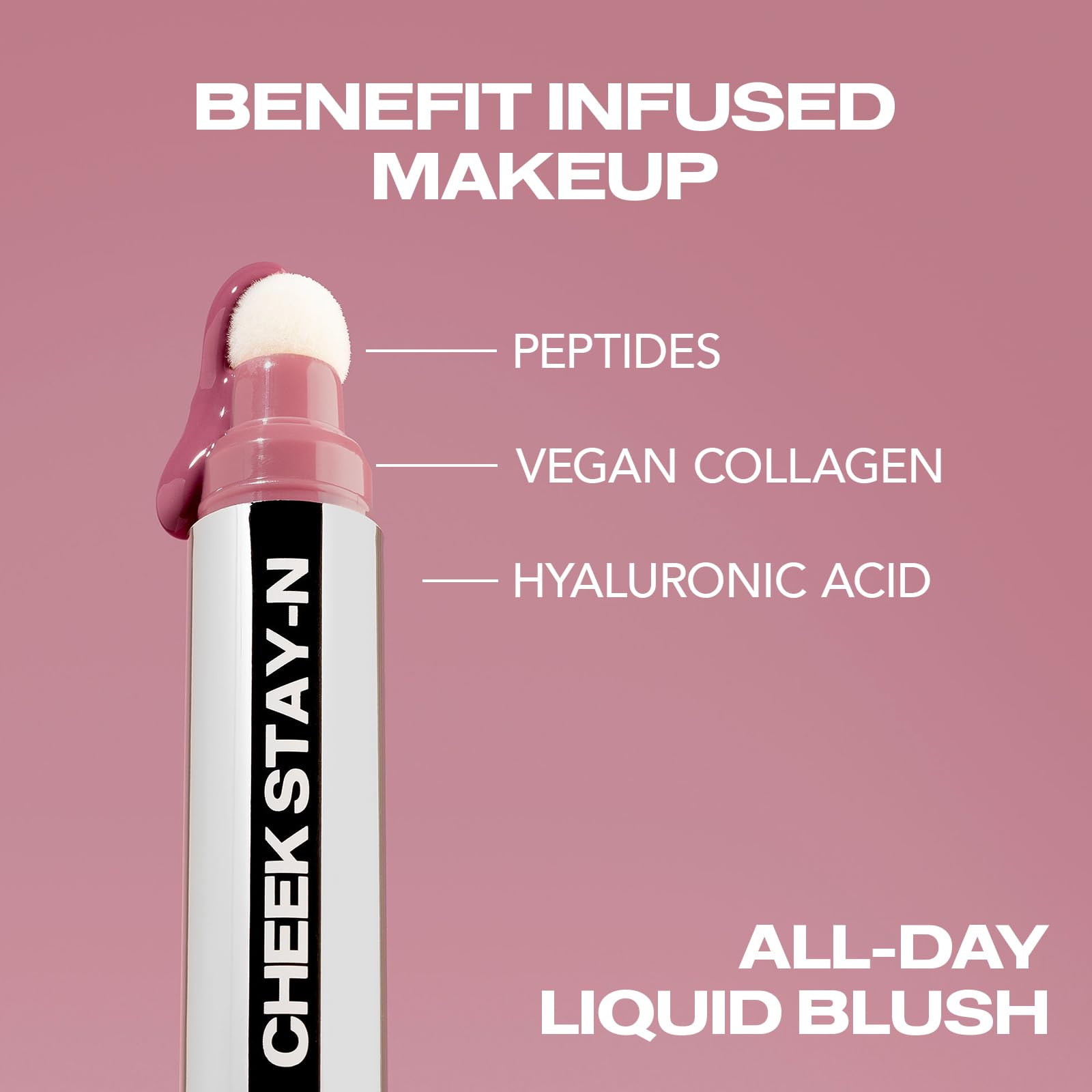 Sacheu Cheek STAY-N Liquid Blush for Cheeks — High Pigment, Buildable, Lightweight Cream Blush for Dewy & Radiant Flushed Cheeks — Long-lasting & Cruelty Free, I'm Guilty SacheuAu supplements