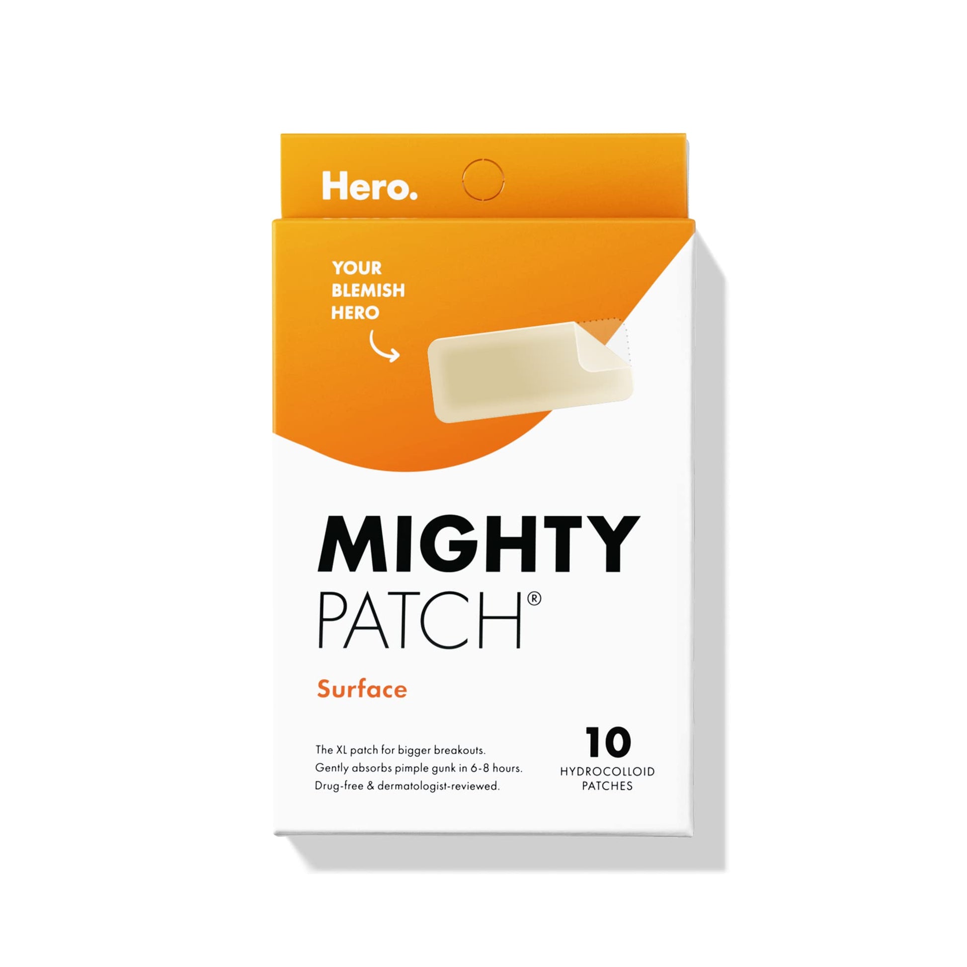 Mighty Patch™ Surface patch from Hero Cosmetics - Hydrocolloid Spot Patch for Body Mighty PatchAu supplements