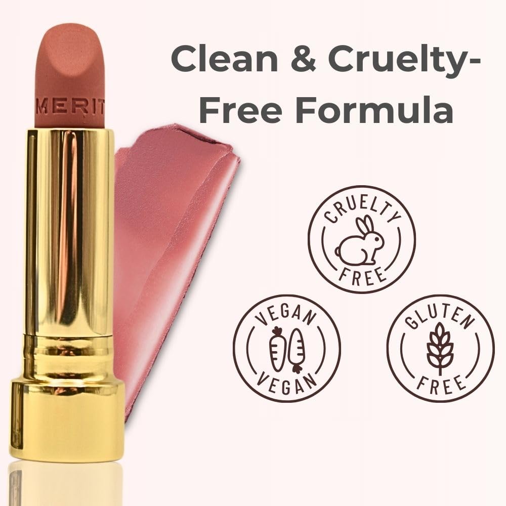 Merit Signature Lip Lightweight Matte Lipstick - 0.10 oz / 3 g (Classic (neutral), standard) MeritAu supplements