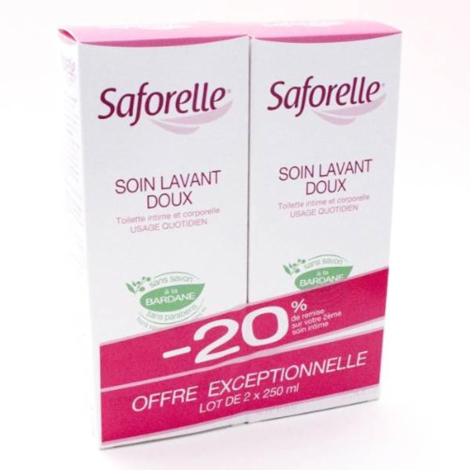 Saforelle Gentle Cleansing Care 2X250ml SaforelleAu supplements