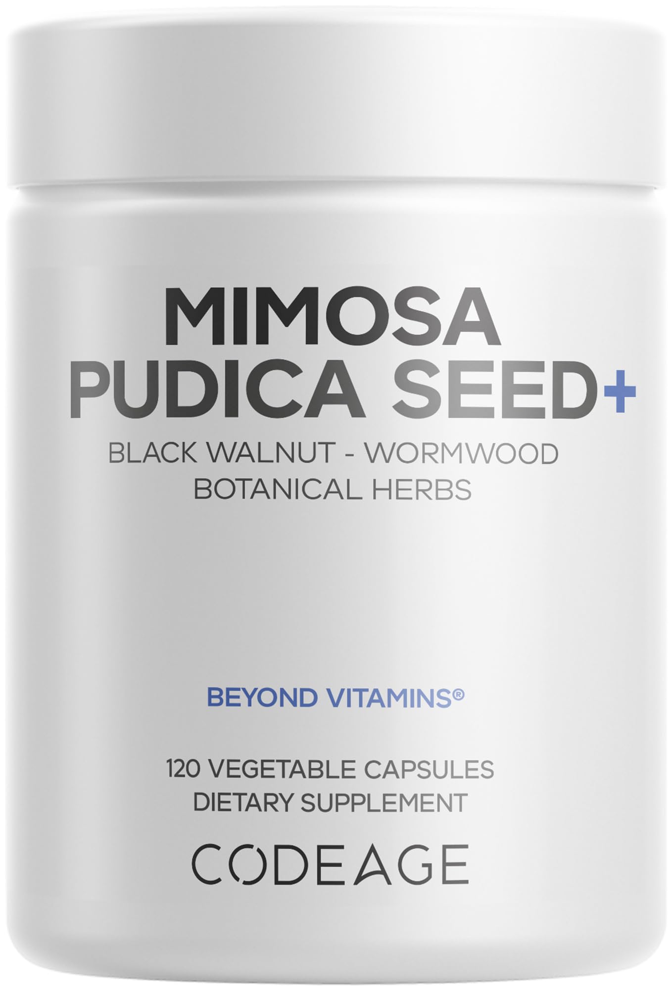 Codeage Organic Mimosa Pudica Seed Capsules - Mimosa Pudica Seeds Supplement - Black Walnut, Cloves, Vidanga, Neem, BioPerine - All in One - Sensitive Plant Pills - Non-GMO & Vegan - 120 Capsules CodeageAu supplements
