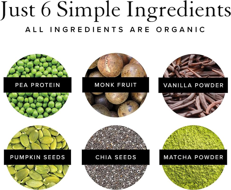 Truvani Organic Vegan Protein Powder Matcha - 20g of Plant Based, Organic Protein TruvaniUS supplements