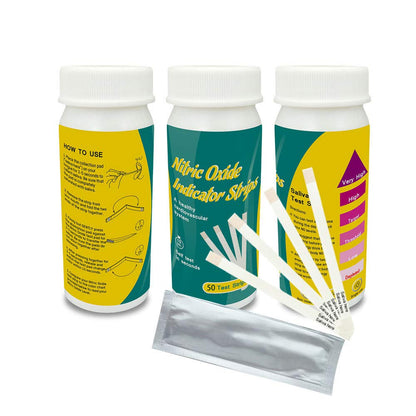 Nitric Oxide Test Strips [50strips]- Nitric Oxide Indicator Strips Work by Measuring The TONNYLABUS supplements