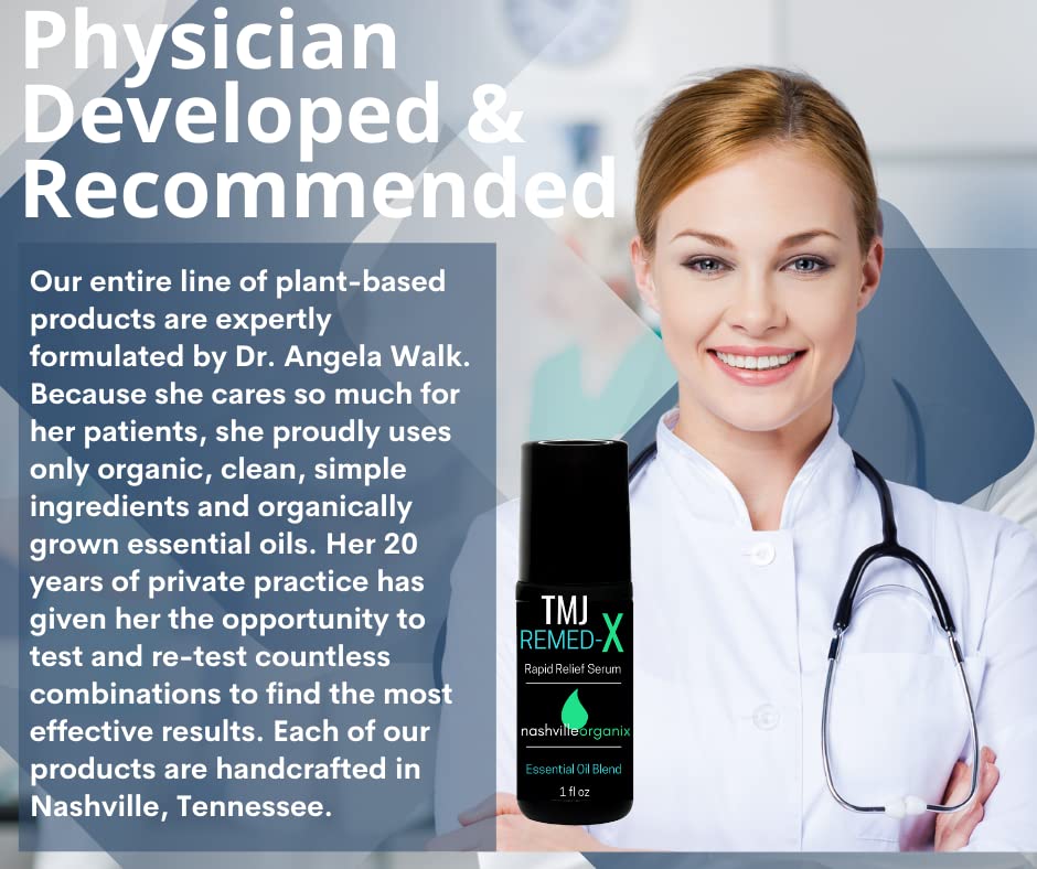 Dr. A's TMJ Remed-X Rapid Relief Serum | Deep Muscle & Jaw Tension Essential Oil Cream Doctor Angela EssentialAu supplements