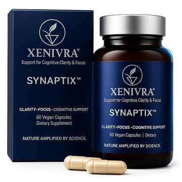 Xenivra Synaptix™ Natural Nootropic Brain Supplement | Herbal Memory & Focus Pills with Citicoline, L-Theanine, Lion’s Mane, Bacopa & Rhodiola | Mental Clarity & Brain Fog Support | 60 Vegan Capsules XENIVRA NATURE, AMPLIFIED BY SCIENCEAu supplements