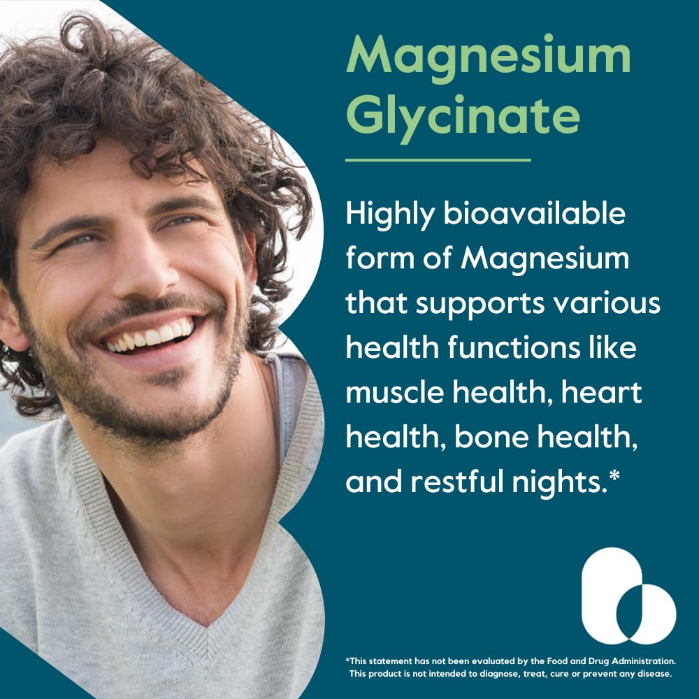 BESTVITE Filler-Free Magnesium Glycinate - 400mg of Magnesium per Serving (240 Veg Caps)- Chelated Bisglycinate for Muscle, Relaxation, Stress & Sleep Support* - For Men & Women - No Stearates - Vegan BESTVITEAu supplements