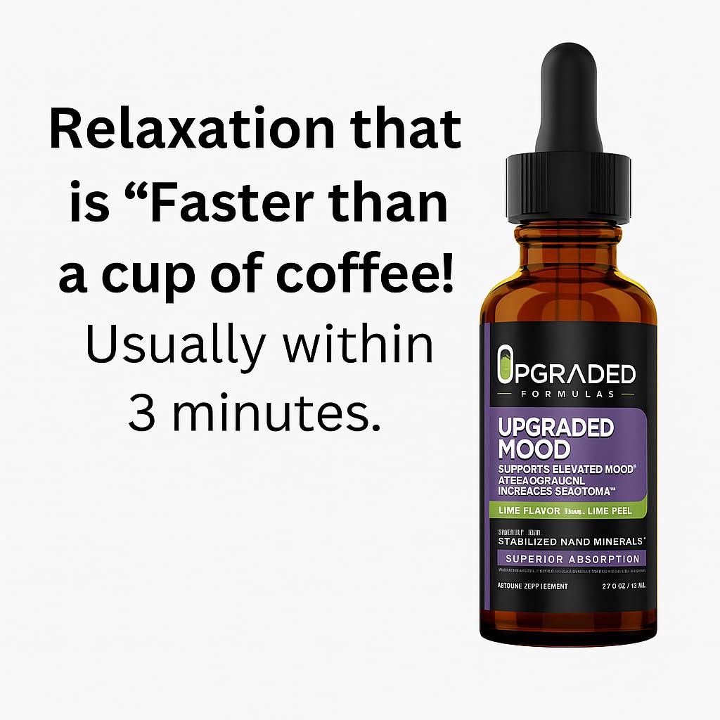 Upgraded Formulas Mood Support Supplement - Feel Calm and Uplifted All Throughout The Day, 2 fl oz Upgraded FormulasAu supplements