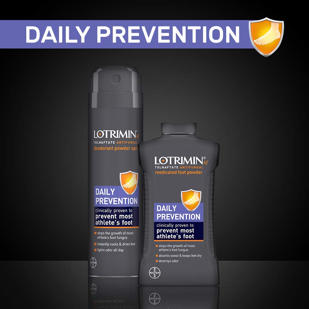 Lotrimin AF Athlete's Foot Daily Prevention Deodorant Powder Spray LotriminUS supplements