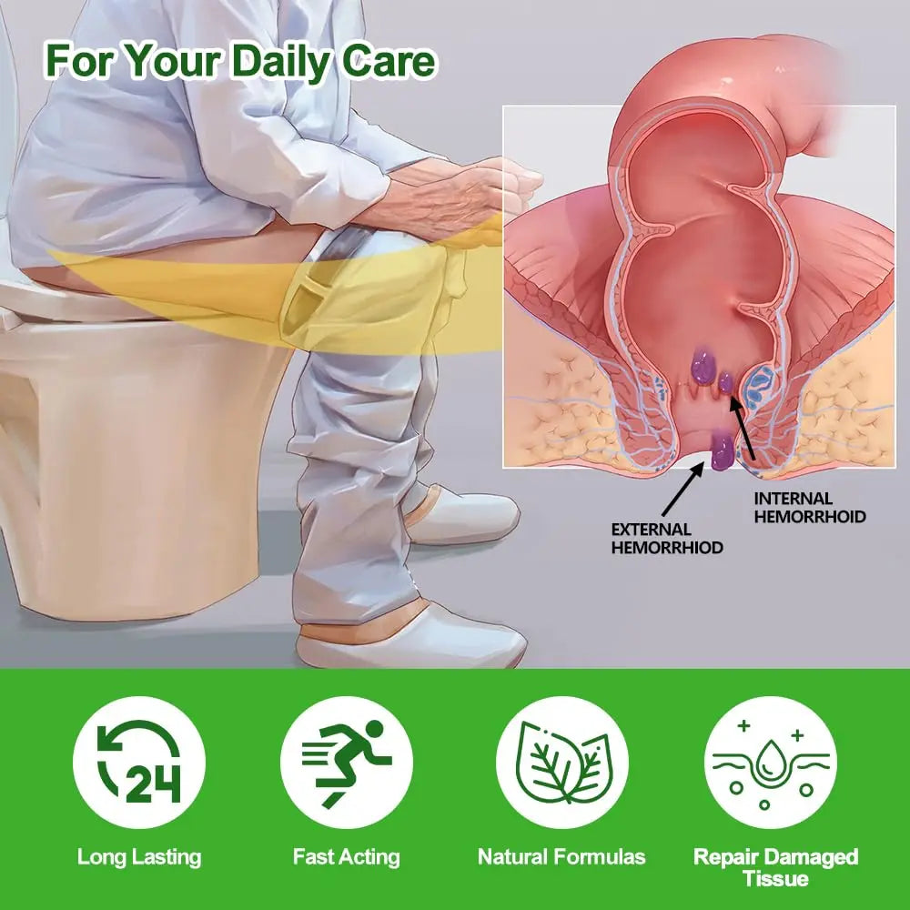 RHAICARE Hemorrhoid and Fissure Cream,Hemorrhoidal Ointment for Fast Acting Itch, Swelling, and Maximum Strength Pain Relief（1 Pack RHAICAREAu supplements