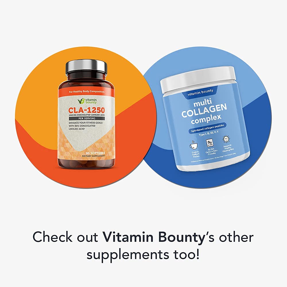 Vitamin Bounty CLA 1250mg - Conjugated Linoleic Acid, CLA for Women and Men, CLA Pills Vitamin BountyUS supplements