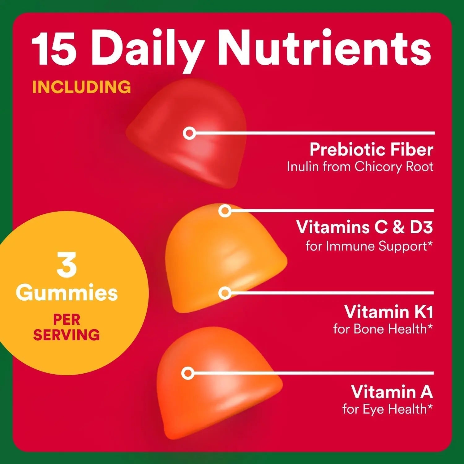 SmartyPants Fiber Supplement & Multivitamin for Men & Women - Improved Formula: Prebiotic Fiber Gummies with Omega 3 (DHA/EPA), Vitamin D3, C, Vitamin B12, B6, A, K & Zinc, 90 Count (30 Day Supply) SmartyPantsAu supplements