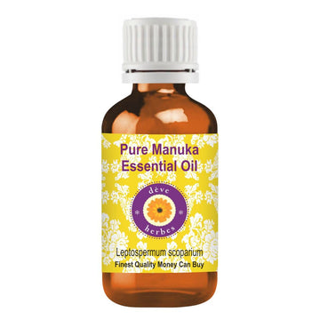 dève herbes Pure Manuka Essential Oil (Leptospermum scoparium) Steam Distilled 30ml (1 oz) dève herbesAu supplements
