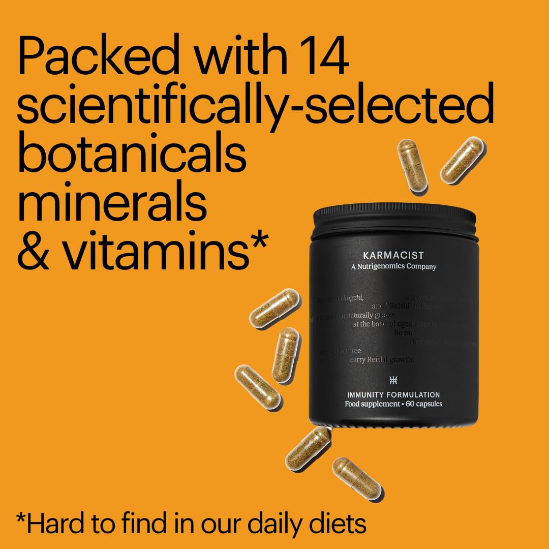 Immunity System Booster Supplement Promoting Natural Defence with Reishi & Amla KarmacistUS supplements