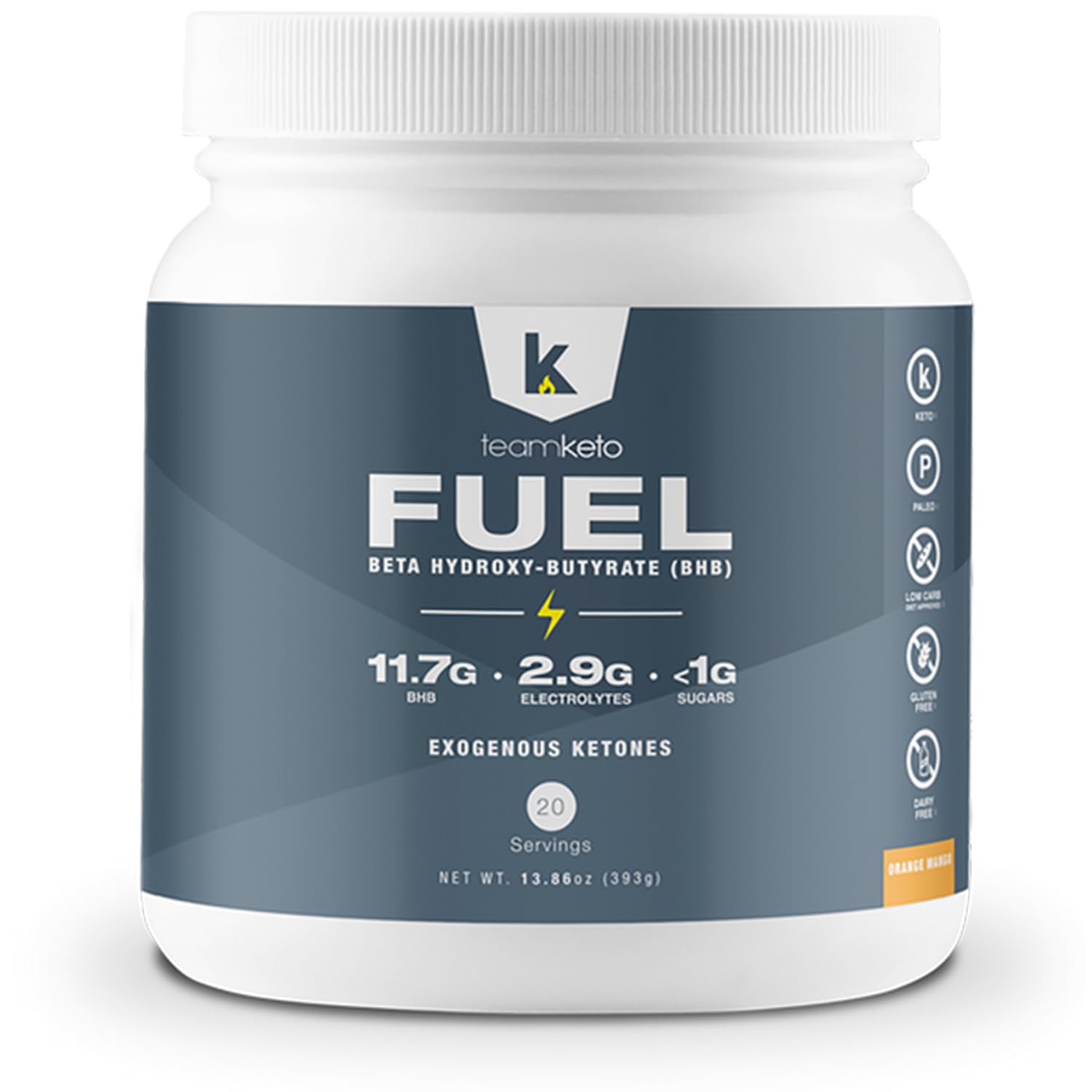 TeamKeto exogenous Ketones Powder, Pure Keto BHB Salts | Dairy & Gluten Free-Best Keto TeamKetoUS supplements