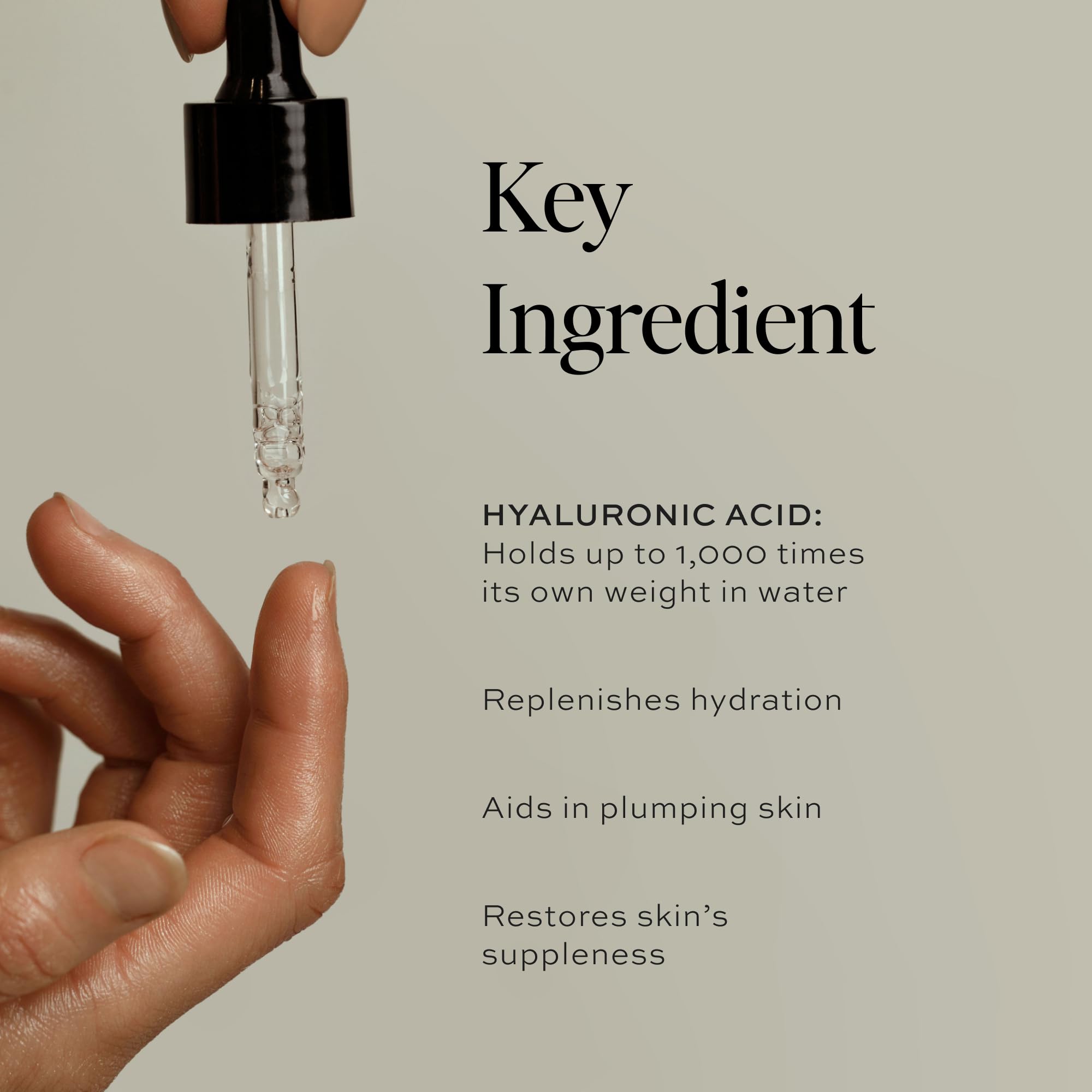 DIME Beauty Hyaluronic Acid Serum, Ultra Hydrating Face Serum with Pure Hyaluronic Acid, 1 oz / 30 ml DIMEAu supplements