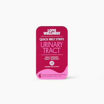 Love Wellness Urinary Tract* Quick Melt Strips - Fast-Dissolving UT Support with 36 mg PACs from Cranberry Fruit Extract - Promotes Urinary Health* - No Water Needed - Vegan and Sugar Free - 32 Strips Love WellnessAu supplements