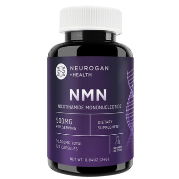Neurogan Beta NMN (β-NMN) Supplement 500 mg per Serving, High Purity – NAD+ Precursor for Cellular Energy & Vitality – 120 Capsules (2-Month Supply) – Made in USA NeuroganAu supplements