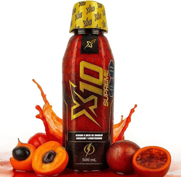 X10 Supreme Liquid 500 ML Natural Supplement (Similar Results as vitafer..Gold) - Chontaduro, Guarana, and Borojó Blend | 500 ML | Plant-Based Energy Support for Vitality X10Au supplements