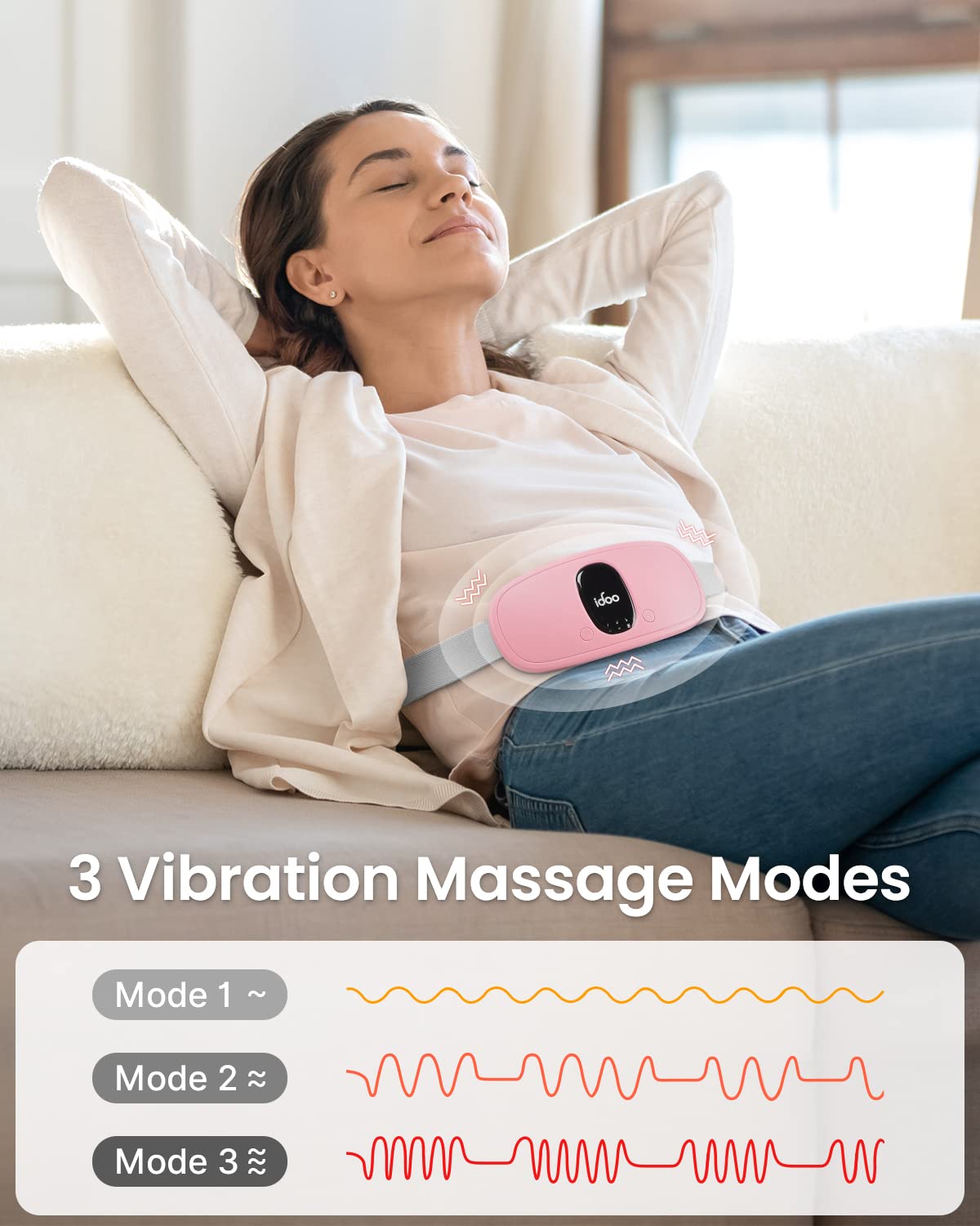 FSA HSA Eligible Portable Cordless Menstrual Heating Pad, iDOO Period Heating Pads iDOOAu supplements