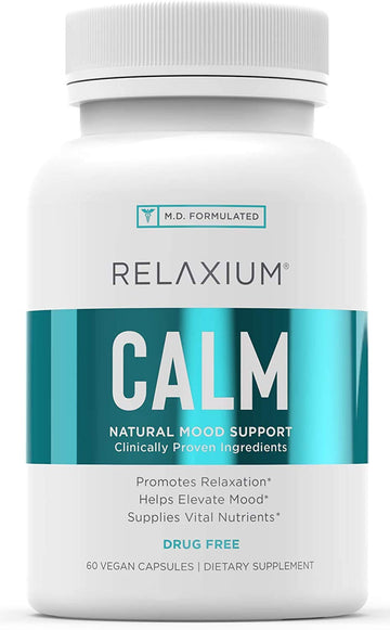 Relaxium Calm, Non-Habit Forming, Stress & Mood Support Supplement RelaxiumUS supplements
