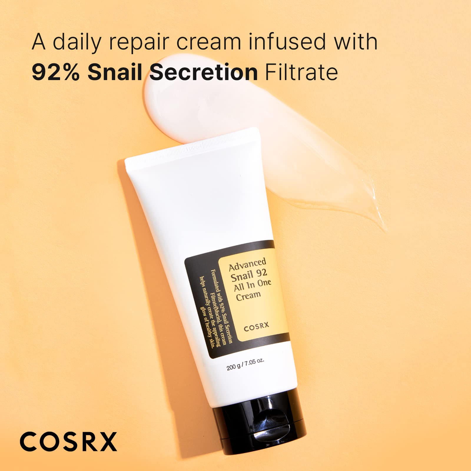 COSRX Snail Mucin 92% Moisturizer, Daily Repair Face Gel Cream for Dry, Sensitive Skin COSRXAu supplements