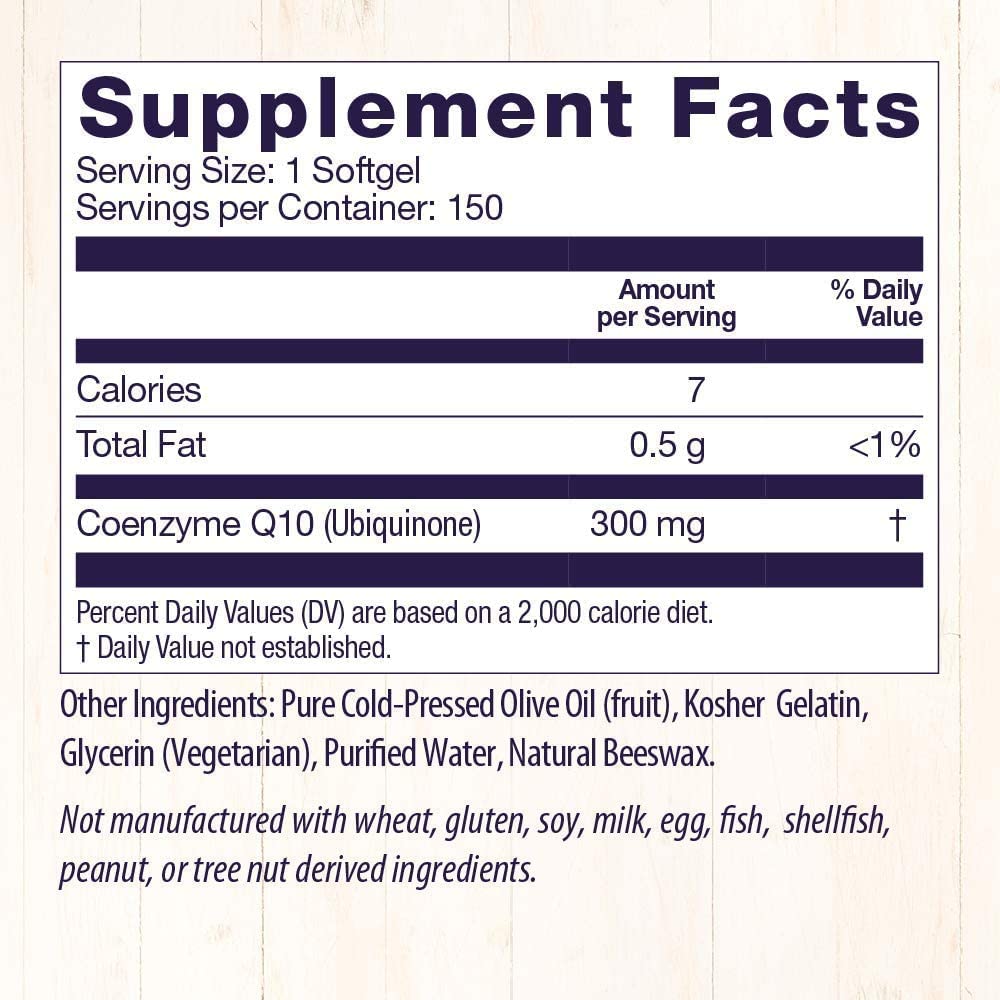 Healthy Origins CoQ10 (Kaneka Q10), 300 mg - Heart Health & Energy Supplement Healthy OriginsUS supplements