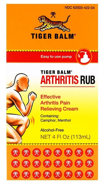 Tiger Balm Arthritis Rub, 4 Ounce -- 3 per case. Tiger BalmAu supplements
