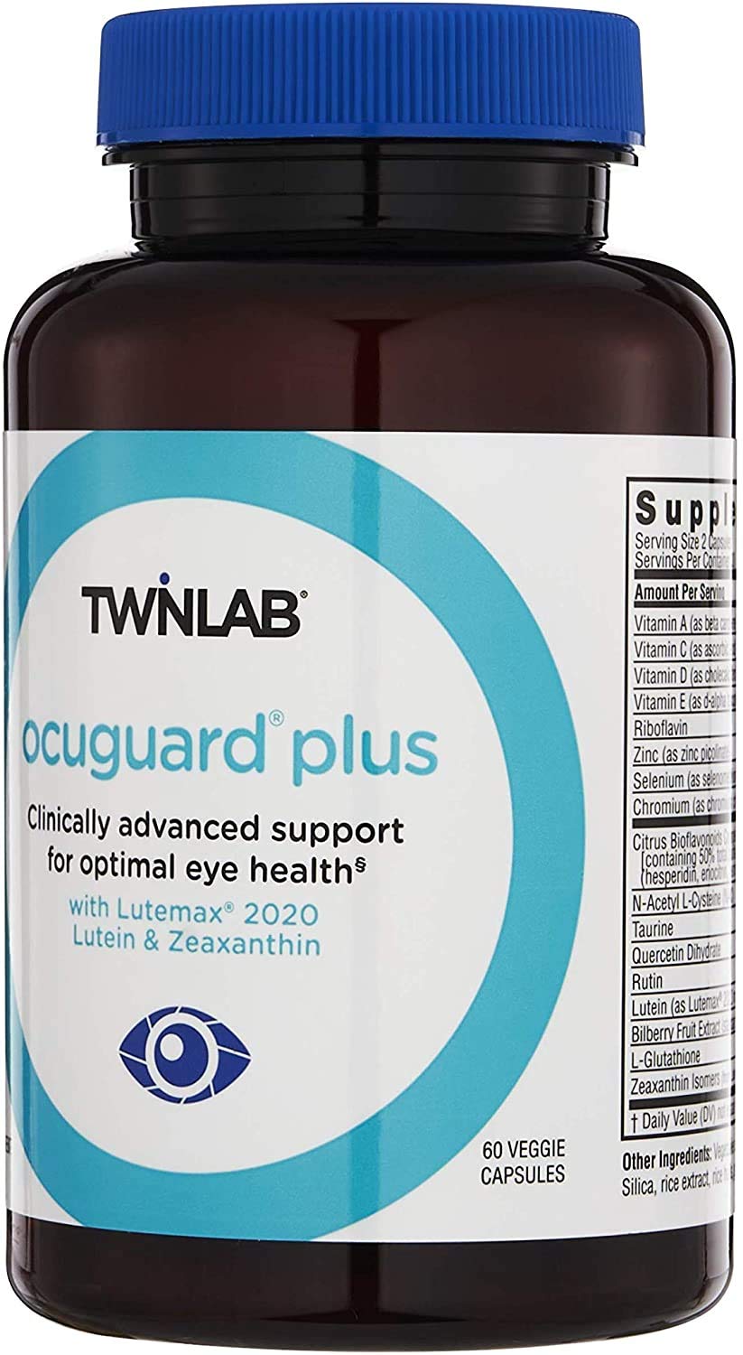 Twinlab Ocuguard Plus - Eye Supplement with Zinc, Vitamin A, C & D - 60 Veggie Capsules TwinlabAu supplements