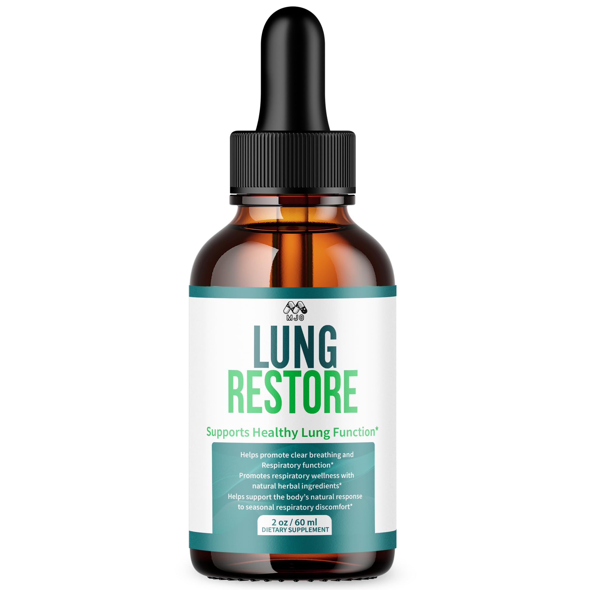Lung Restore Drops, Official LungRestore Liquid Supplement Drops with All Natural Ingredients, Lung Restore Advanced Lungs Wellness Support Formula with Premium Vitamins for Women & Men (30 Servings) MJOAu supplements
