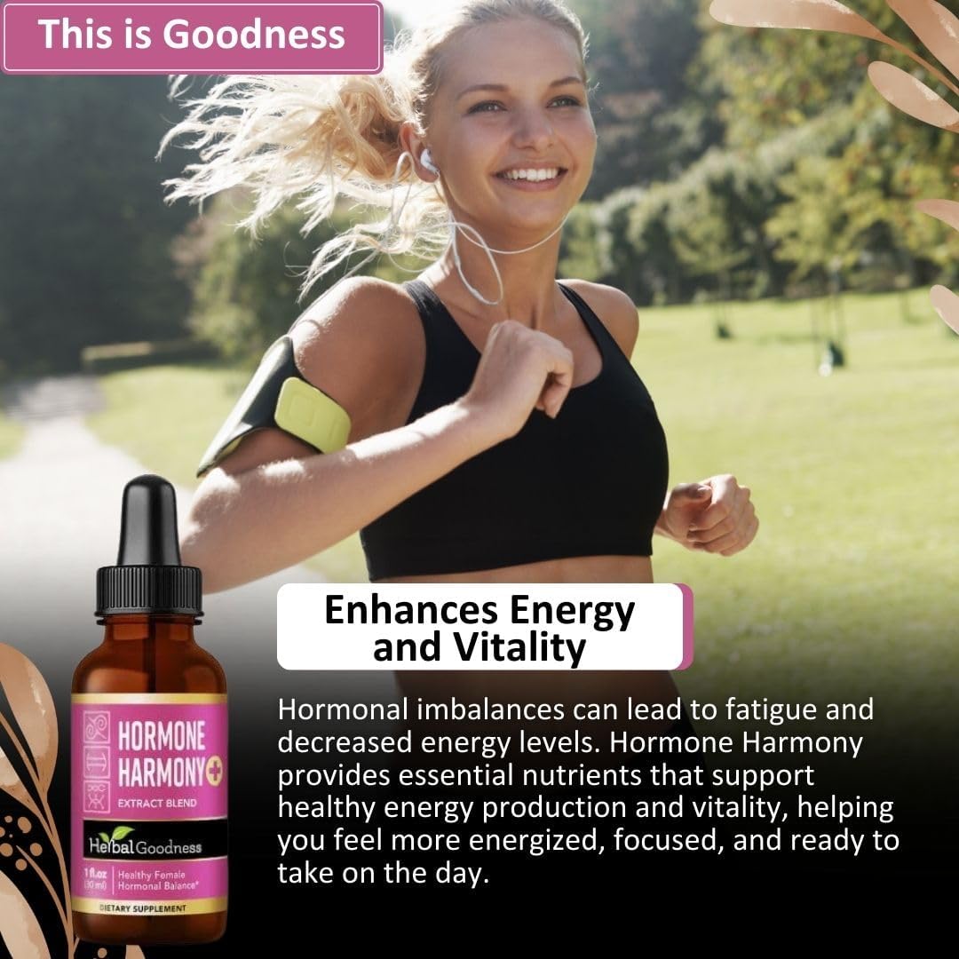 Herbal Goodness Female Support Supplement 1 Fl. oz – Natural Herbal Blend for Women’s Hormonal Health, Energy & Wellness – Adaptogenic Liquid Formula – Non-GMO, Gluten-Free – 1 Bottle Herbal GoodnessAu supplements