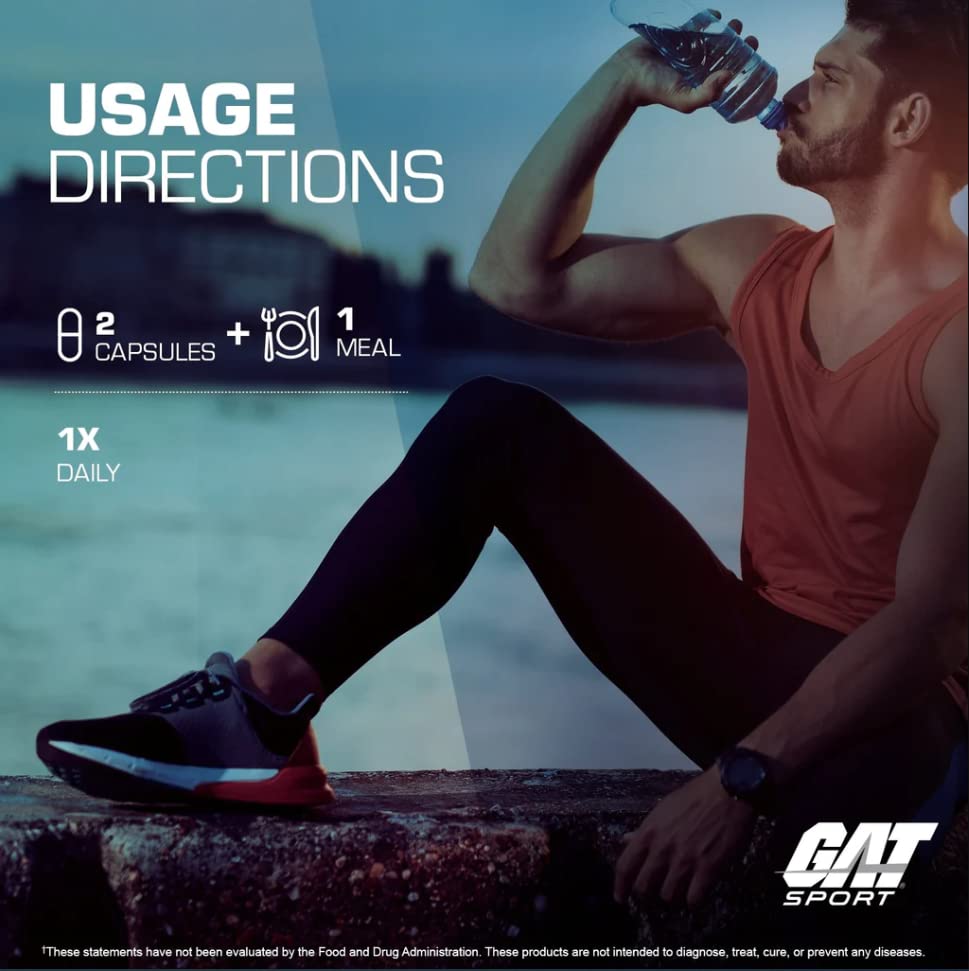 GAT SPORT Men's Multi + Test, Premium Multivitamin Tablets (60 Count) GAT SPORTAu supplements