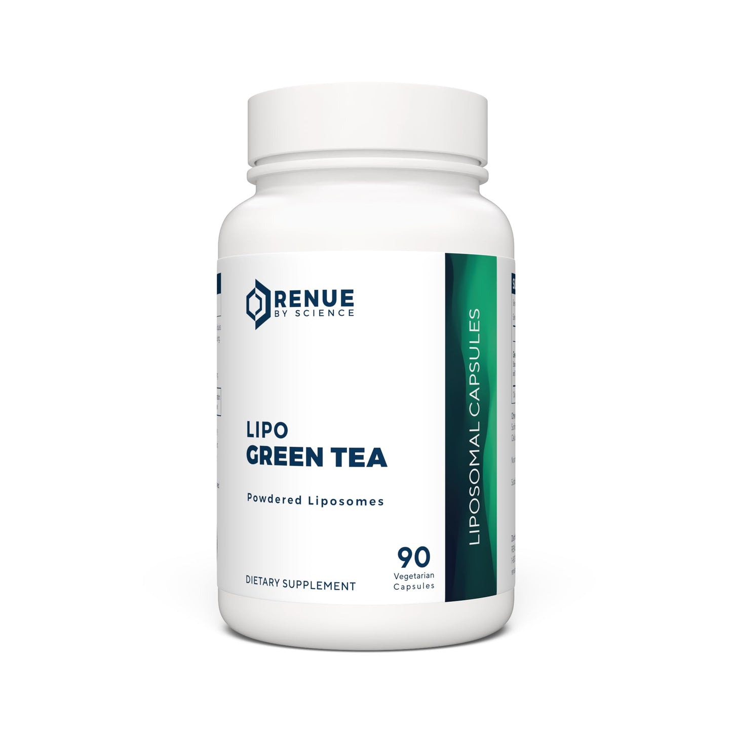Renue By Science Green Tea Extract | High Strength Liposomal Supplement | 90 Capsules - 75mg Green Tea per Serving | Non-GMO | Made in The USA & Third-Party Tested Renue By ScienceUS supplements