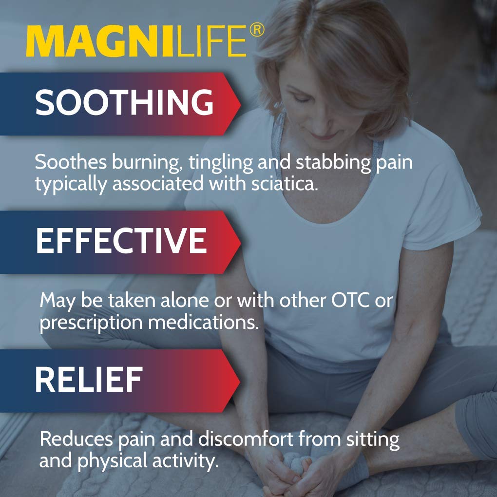 MagniLife Leg & Back Pain Relief Tablets,125 Ct, Fast-Acting Pain Relief Naturally Soothes Burning, Tingling & Stabbing Aches, Symptomatic or Preventative, Non-Habit Forming Quick-Dissolve Tablets MagniLifeAu supplements