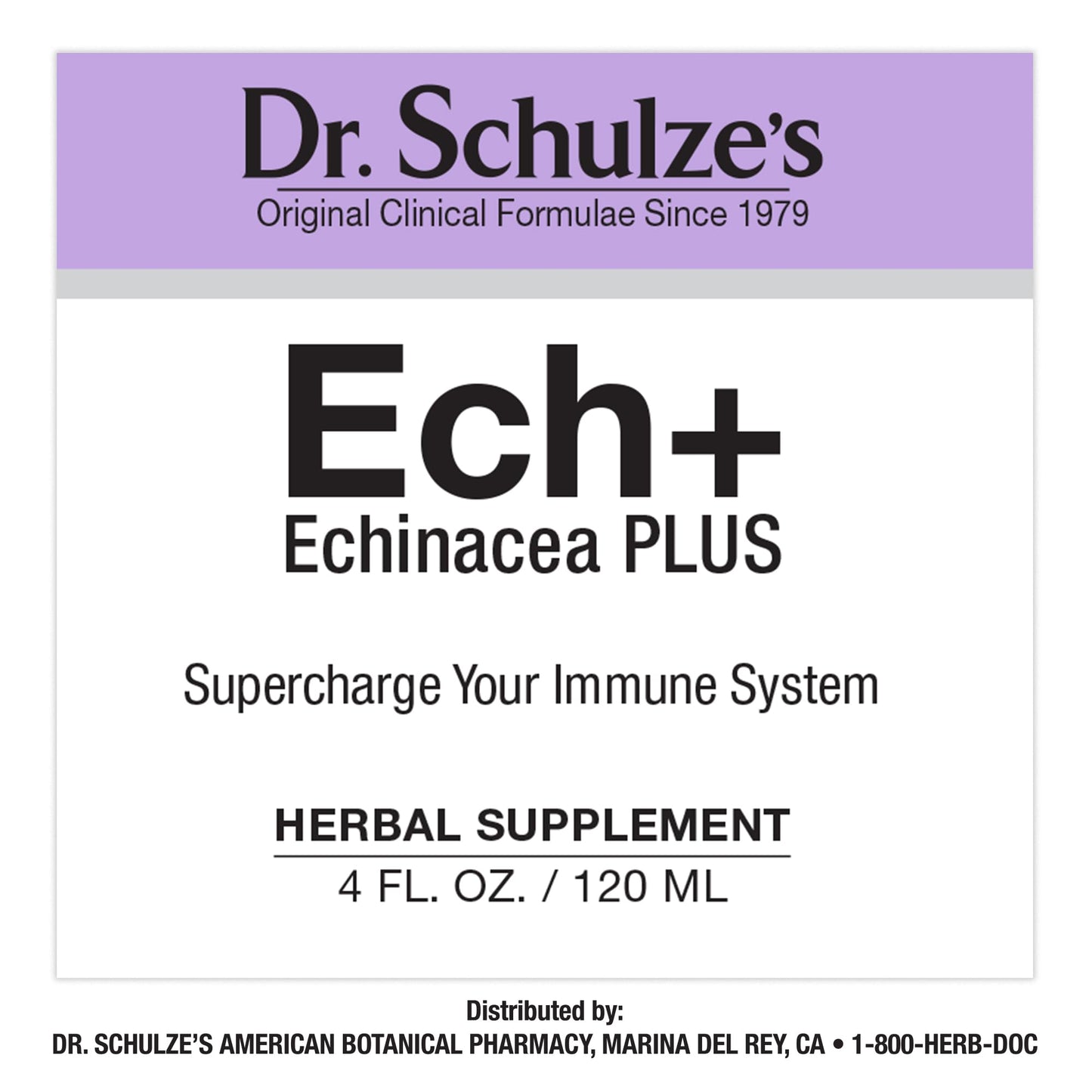 Dr. Schulze's Echinacea Plus | Echinacea Root and Seed | All Organic Extract | Gluten-Free Dr. Schulze'sUS supplements