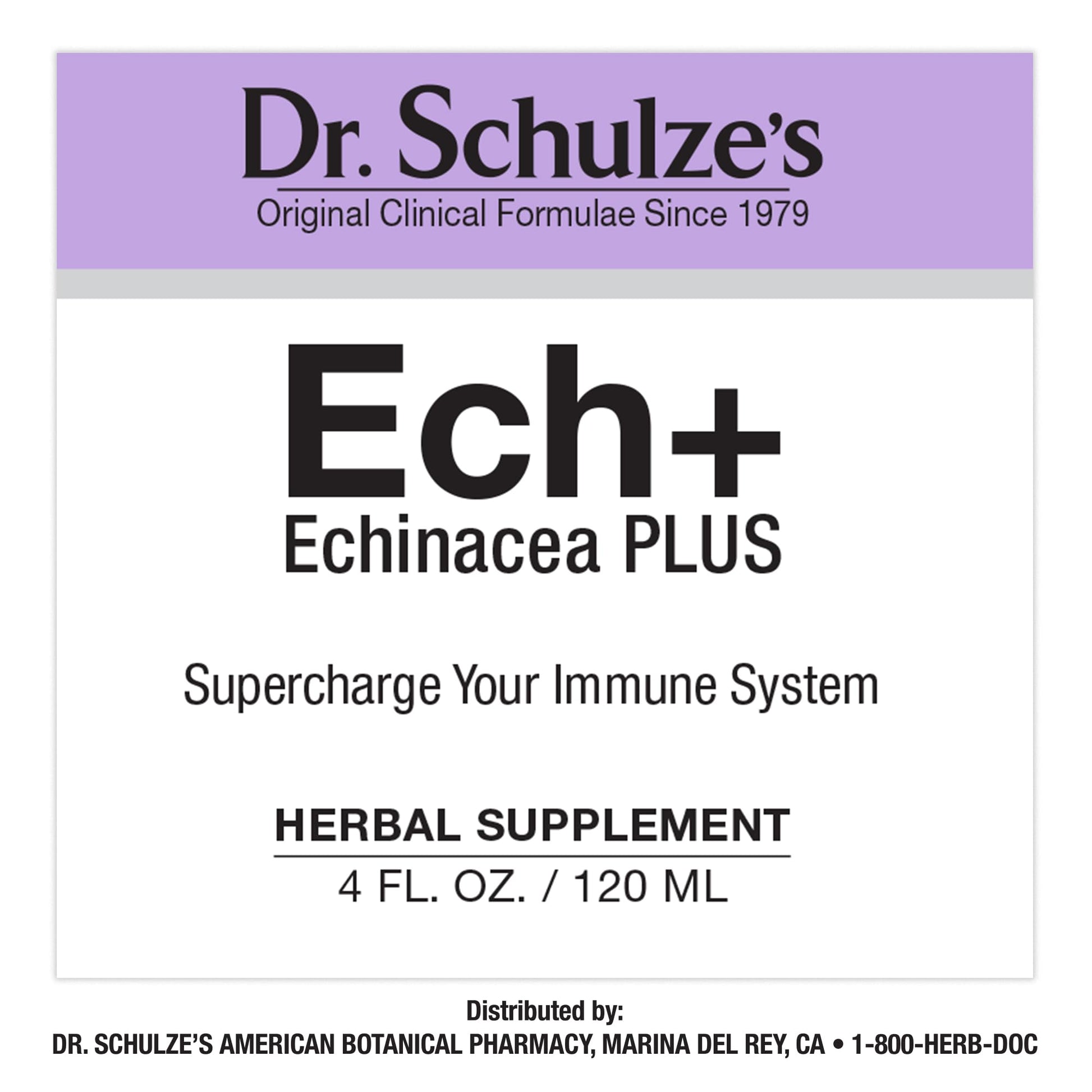 Dr. Schulze's Echinacea Plus | Echinacea Root and Seed | All Organic Extract | Gluten-Free Dr. Schulze'sUS supplements