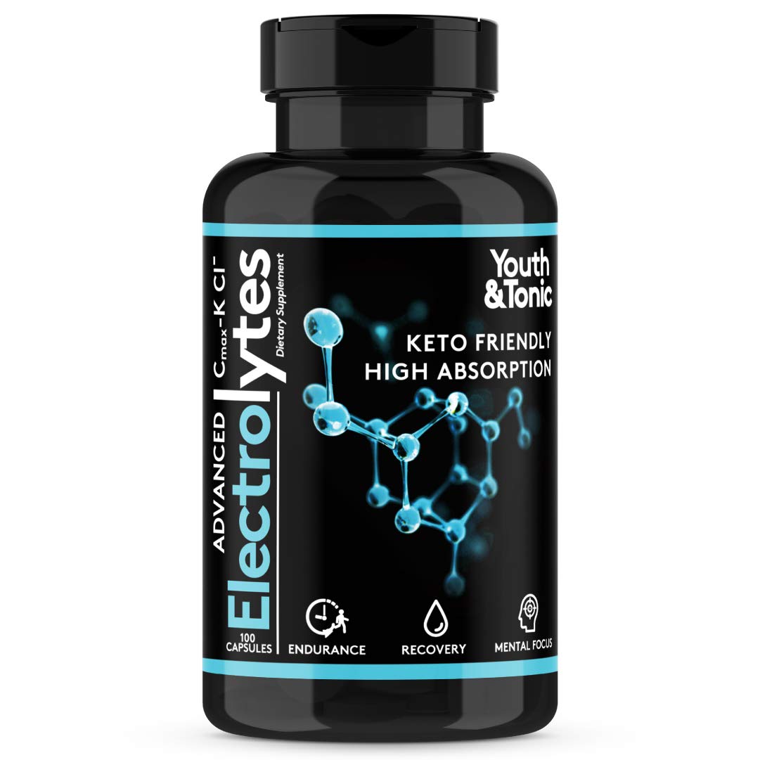 Complete Electrolyte Supplement Pills High Absorption | Cmax Potassium Youth & TonicUS supplements