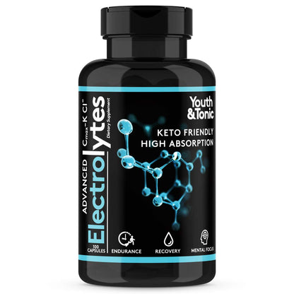 Complete Electrolyte Supplement Pills High Absorption | Cmax Potassium Youth & TonicUS supplements