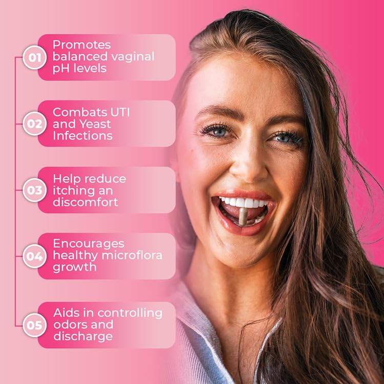 365 HER Biolicious Natural Vaginal Care Supplement (60 Capsules) | Neutralizes Odor and Reduces Discharge 365 HERAu supplements