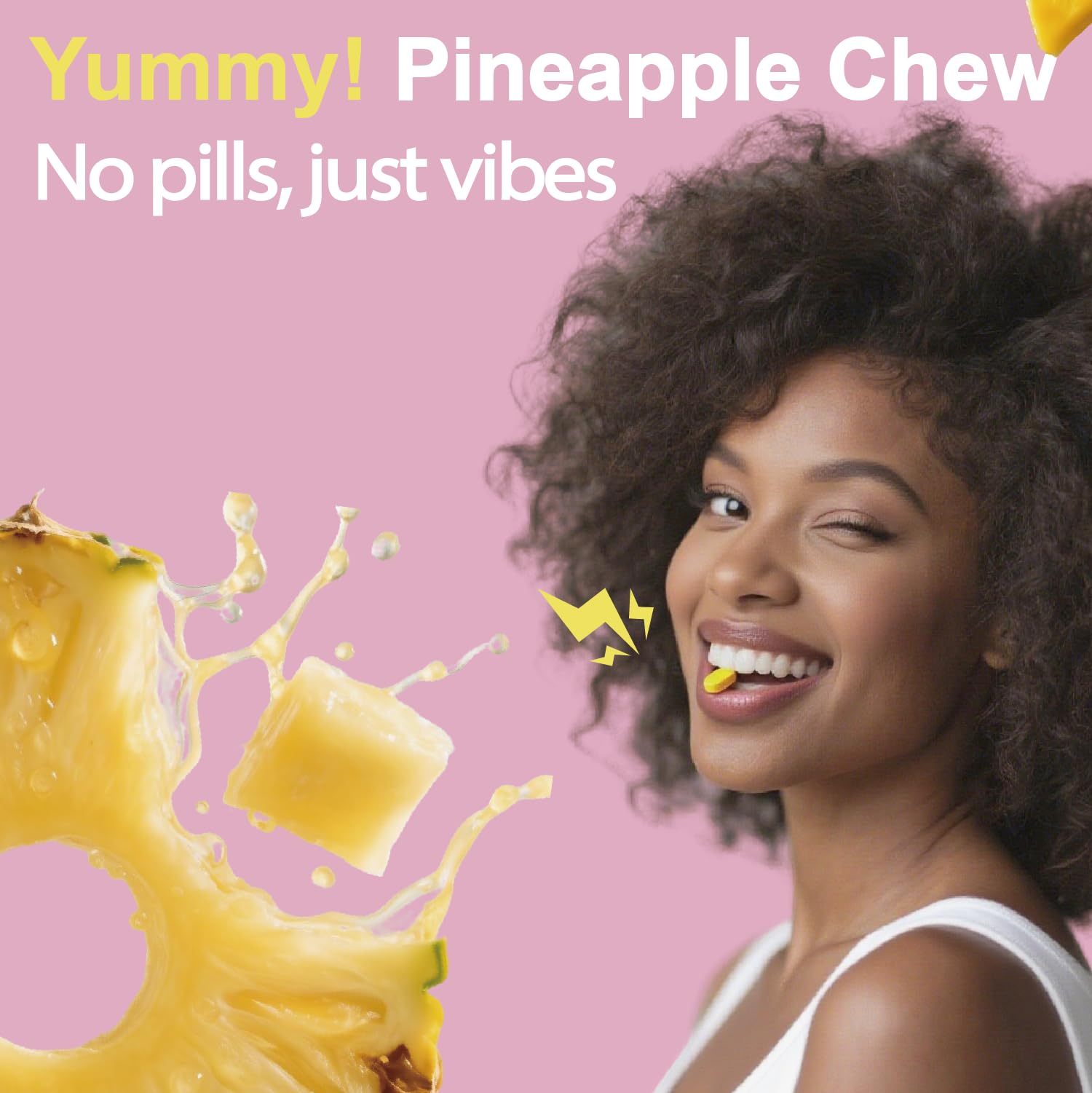 Pentavite She Charge Multivitamin for Women, Pineapple Tropical Chew, Daily Vitamin Supplements with Folate, Support Energy, Calm & Focus, Skin Defense and Cycle PentaviteUS supplements