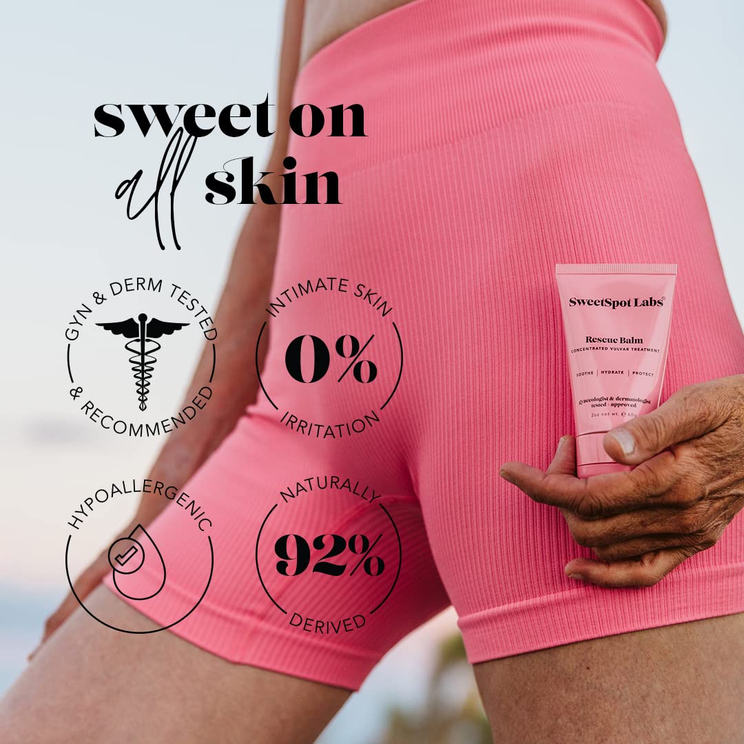 SweetSpot Labs Rescue Balm, Feminine Dryness, Irritation & Itch Relief with Colloidal Oatmeal SweetSpot LabsAu supplements