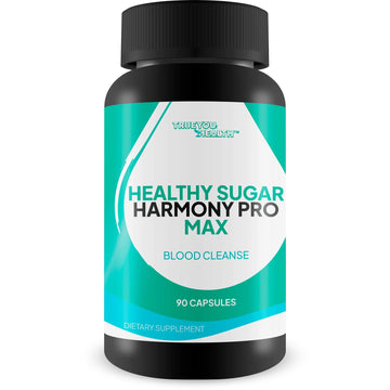 Healthy Sugar Harmony Pro Max - Our Best Blood Cleansing Formula - Support Healthy Sugar Balance & Immune Health with This Premium Blood Support Supplement - Bloodflow & Cardiovascular Support True You HealthAu supplements