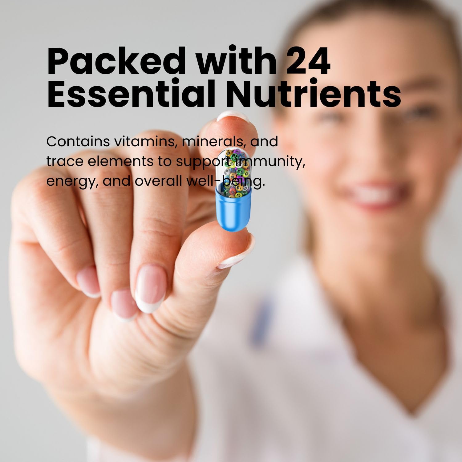 Fruits and Veggies Supplement, 36 Fruits & Vegetables with 24 Essential Vitamins, Minerals & Trace Elements,High in Fiber for Digestion & Constipation Relief,Daily Nutritional Support,120 Capsules aegabeAu supplements