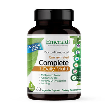 EMERALD LABS Complete 1-Daily Multi - Complete Multivitamin for Men & Women with Vitamin C, Methylated Folate, Whole-Food Blend & More EMERALD LABSAu supplements